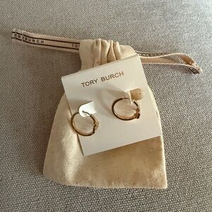 Tory Burch Gold Hoop Earrings